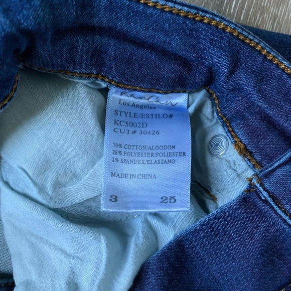 KanCan High Waist Medium Wash Stretchy Skinny Jeans 3  25 - Picture 6 of 6